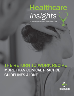 The Return to Work Recipe: More Than Clinical Practice Guidelines Alone