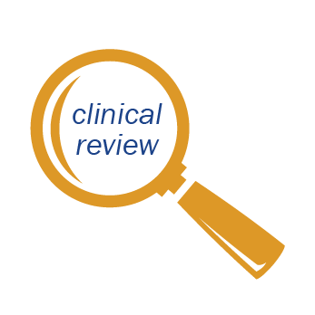 Image of a magnifying glass that focuses on clinical review text Icon of Magnifying Glass